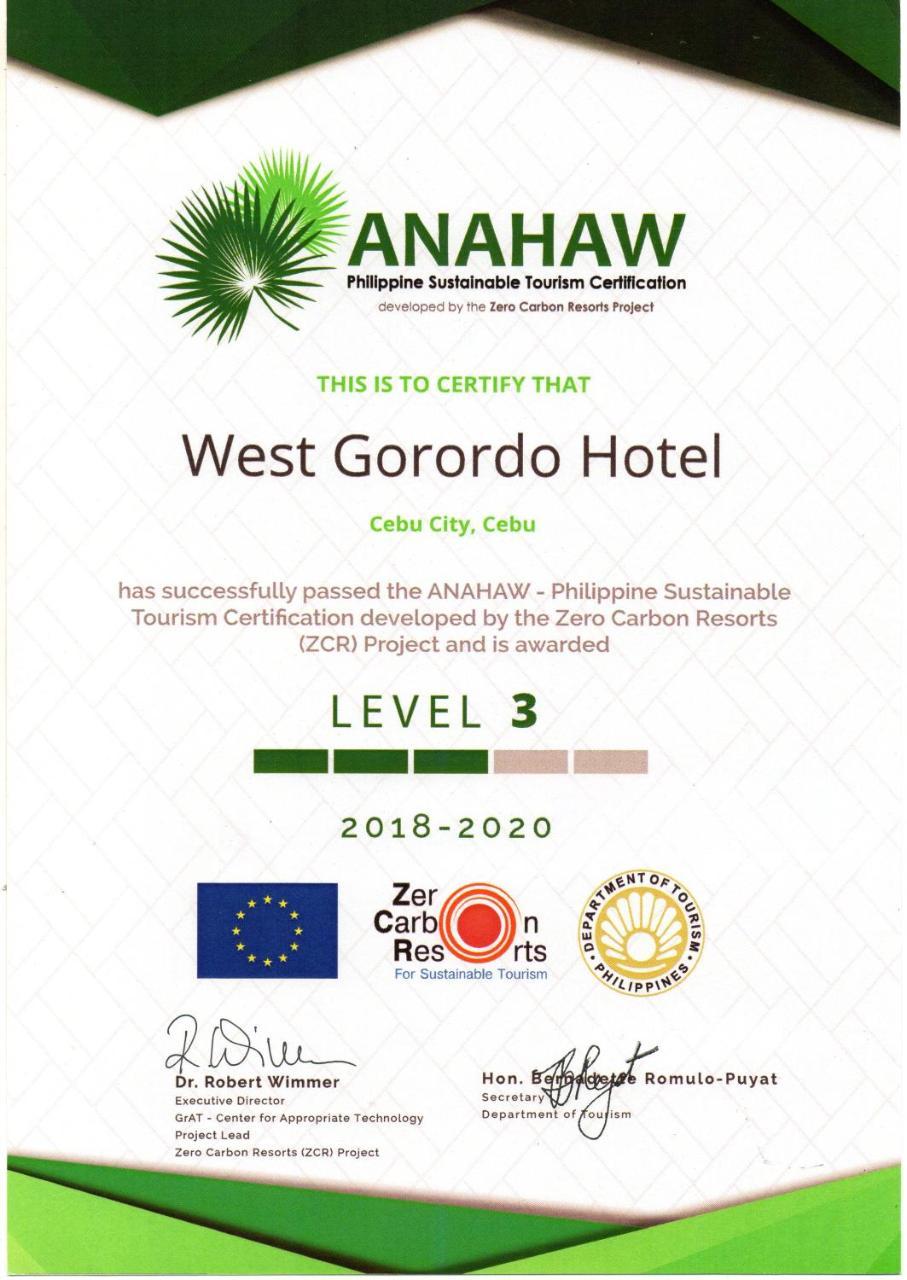 West Gorordo Hotel Cebu Eksteriør billede